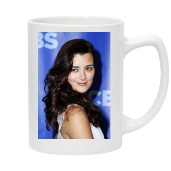 Cote De Pablo 14oz White Statesman Mug