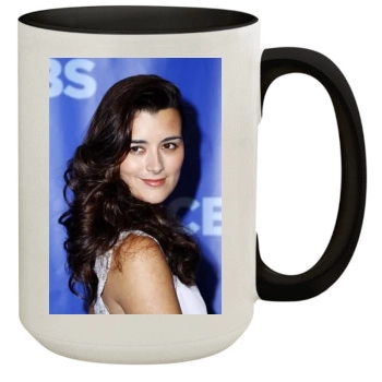 Cote De Pablo 15oz Colored Inner & Handle Mug