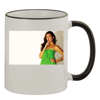 Cote De Pablo 11oz Colored Rim & Handle Mug