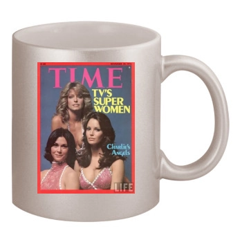 Farrah Fawcett 11oz Metallic Silver Mug