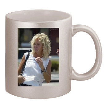 Farrah Fawcett 11oz Metallic Silver Mug