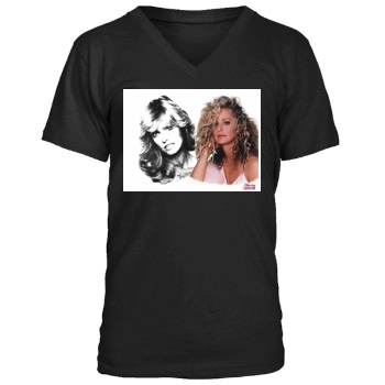 Farrah Fawcett Men's V-Neck T-Shirt