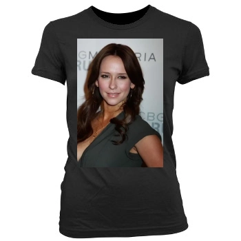 Jennifer Love Hewitt Women's Junior Cut Crewneck T-Shirt