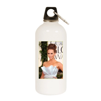 Jennifer Love Hewitt White Water Bottle With Carabiner