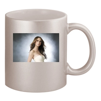 Jennifer Love Hewitt 11oz Metallic Silver Mug