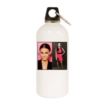 Jessica Lowndes White Water Bottle With Carabiner