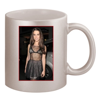 Jessica Lowndes 11oz Metallic Silver Mug