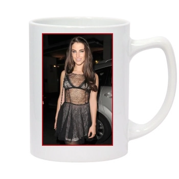 Jessica Lowndes 14oz White Statesman Mug