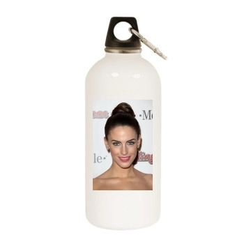 Jessica Lowndes White Water Bottle With Carabiner