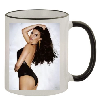 Jessica Lowndes 11oz Colored Rim & Handle Mug