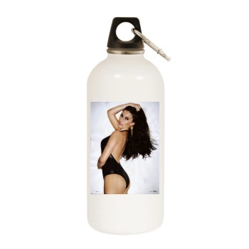 Jessica Lowndes White Water Bottle With Carabiner