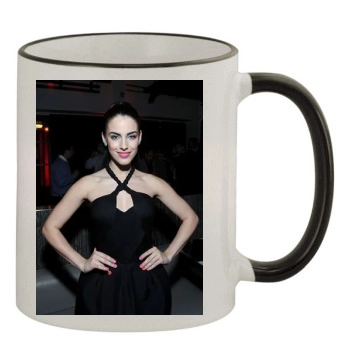 Jessica Lowndes 11oz Colored Rim & Handle Mug