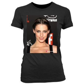 Jessica Lowndes Women's Junior Cut Crewneck T-Shirt