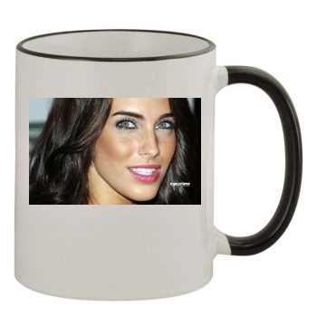 Jessica Lowndes 11oz Colored Rim & Handle Mug