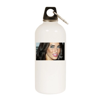 Jessica Lowndes White Water Bottle With Carabiner