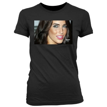 Jessica Lowndes Women's Junior Cut Crewneck T-Shirt