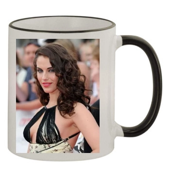 Jessica Lowndes 11oz Colored Rim & Handle Mug