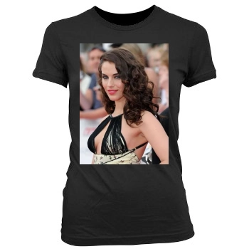 Jessica Lowndes Women's Junior Cut Crewneck T-Shirt