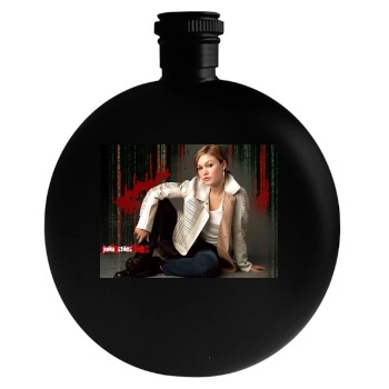 Julia Stiles Round Flask