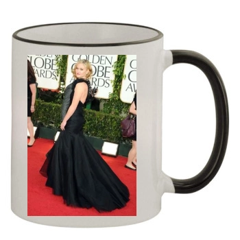 Julia Stiles 11oz Colored Rim & Handle Mug