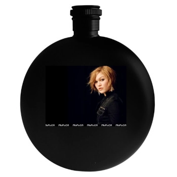 Julia Stiles Round Flask