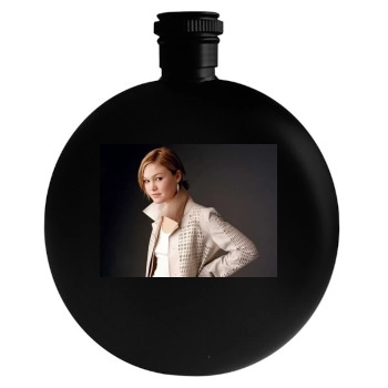 Julia Stiles Round Flask