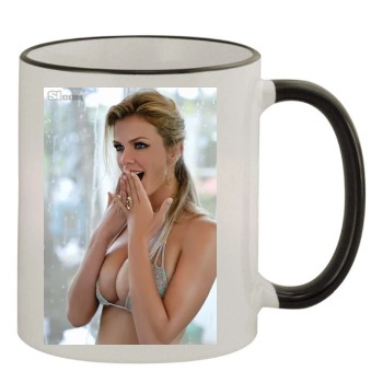 Brooklyn Decker 11oz Colored Rim & Handle Mug