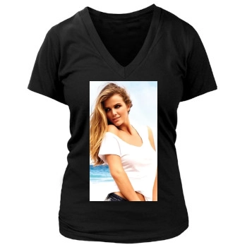 Brooklyn Decker Women's Deep V-Neck TShirt