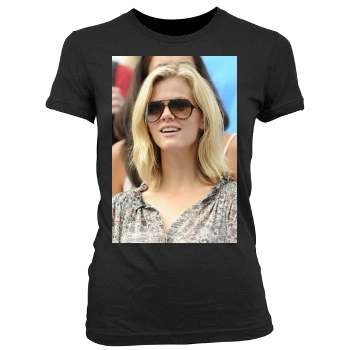 Brooklyn Decker Women's Junior Cut Crewneck T-Shirt