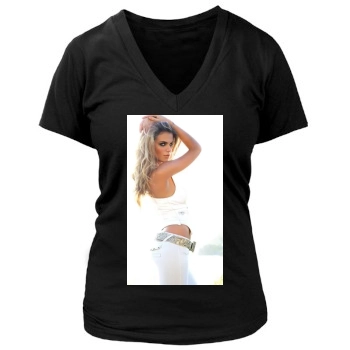 Brooklyn Decker Women's Deep V-Neck TShirt