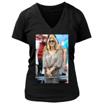 Brooklyn Decker Women's Deep V-Neck TShirt