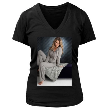 Brooklyn Decker Women's Deep V-Neck TShirt