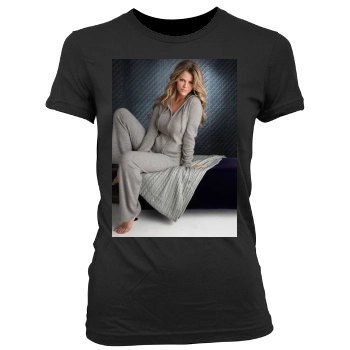 Brooklyn Decker Women's Junior Cut Crewneck T-Shirt