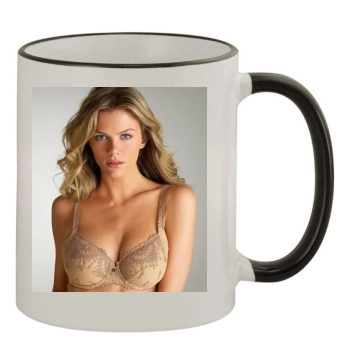 Brooklyn Decker 11oz Colored Rim & Handle Mug