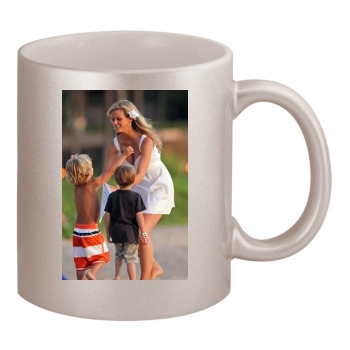 Brooklyn Decker 11oz Metallic Silver Mug