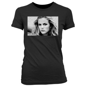 Brooklyn Decker Women's Junior Cut Crewneck T-Shirt