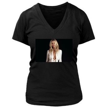 Brooklyn Decker Women's Deep V-Neck TShirt