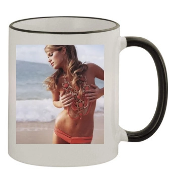 Brooklyn Decker 11oz Colored Rim & Handle Mug