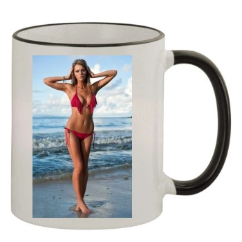 Brooklyn Decker 11oz Colored Rim & Handle Mug