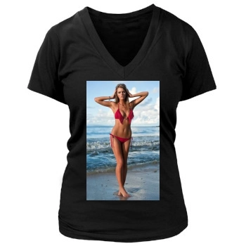 Brooklyn Decker Women's Deep V-Neck TShirt