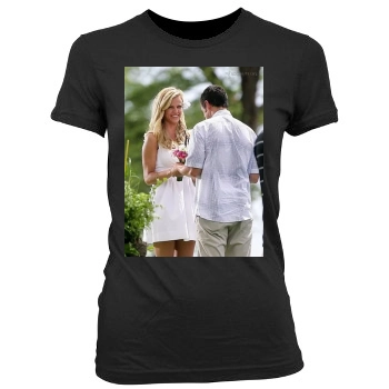 Brooklyn Decker Women's Junior Cut Crewneck T-Shirt