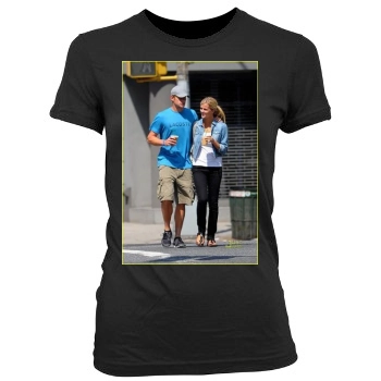 Brooklyn Decker Women's Junior Cut Crewneck T-Shirt