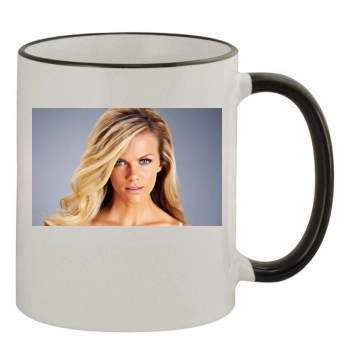 Brooklyn Decker 11oz Colored Rim & Handle Mug