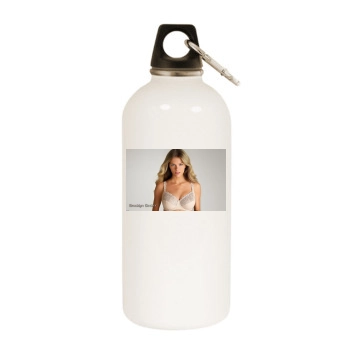 Brooklyn Decker White Water Bottle With Carabiner