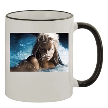 Brooklyn Decker 11oz Colored Rim & Handle Mug