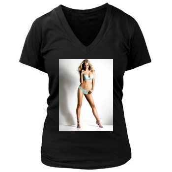 Brooklyn Decker Women's Deep V-Neck TShirt