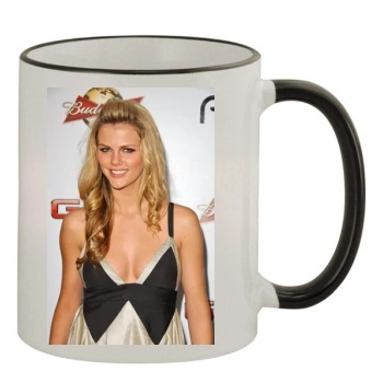 Brooklyn Decker 11oz Colored Rim & Handle Mug