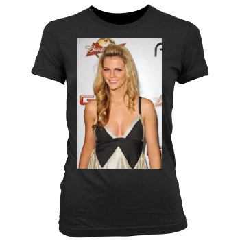 Brooklyn Decker Women's Junior Cut Crewneck T-Shirt