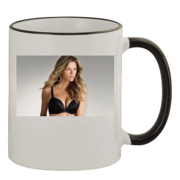 Brooklyn Decker 11oz Colored Rim & Handle Mug