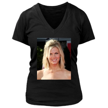 Brooklyn Decker Women's Deep V-Neck TShirt